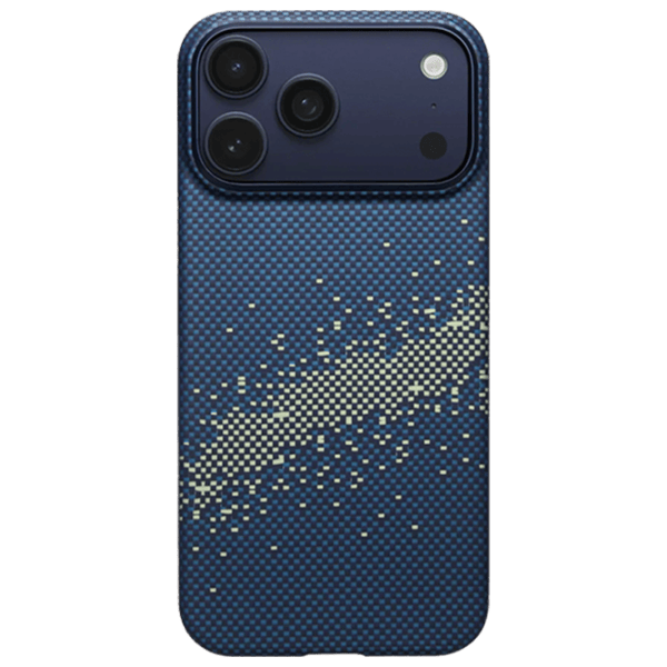 Husă pentru smartphone Apple iPhone 17 Pro Max Pitaka / MagSafe Back / PC / Dark Blue photo 1