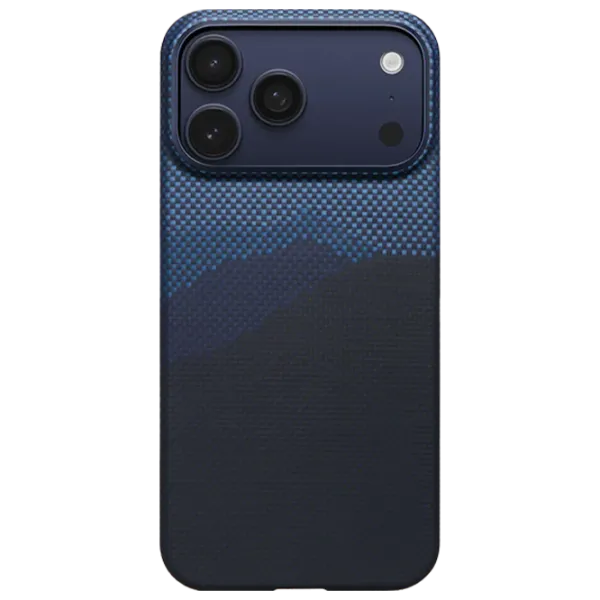 Husă pentru smartphone Apple iPhone 17 Pro Max Pitaka / MagSafe Back / PC / Dark Blue photo 2