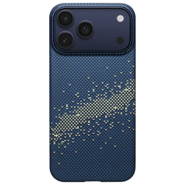 Husă pentru smartphone Apple iPhone 17 Pro Pitaka / MagSafe Back / PC / Milky Way photo 1