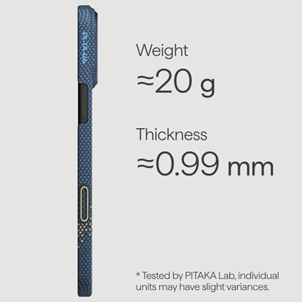 Husă pentru smartphone Apple iPhone 17 Pro Pitaka / MagSafe Back / PC / Milky Way photo 3