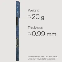 Husă pentru smartphone Apple iPhone 17 Pro Pitaka / MagSafe Back / PC / Milky Way photo 3