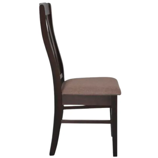 Scaun de bucătărie Evelin Wenyi Stofă/ Ciocolată Dark Brown photo 4