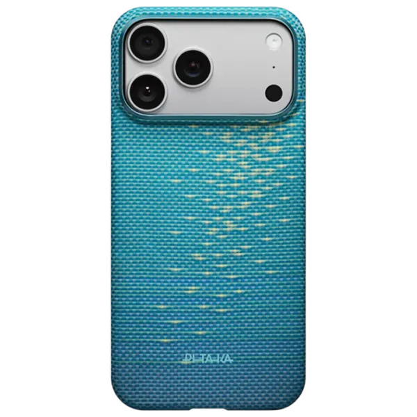 Husă pentru smartphone Apple iPhone 17 Pro Pitaka / MagSafe Back / PC / Blue photo 1