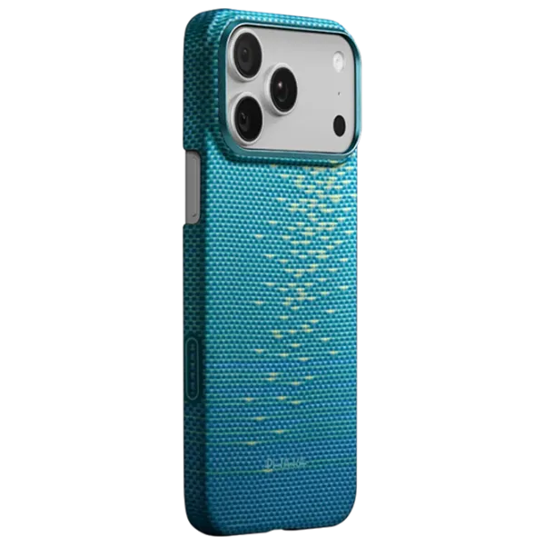 Husă pentru smartphone Apple iPhone 17 Pro Pitaka / MagSafe Back / PC / Blue photo 2
