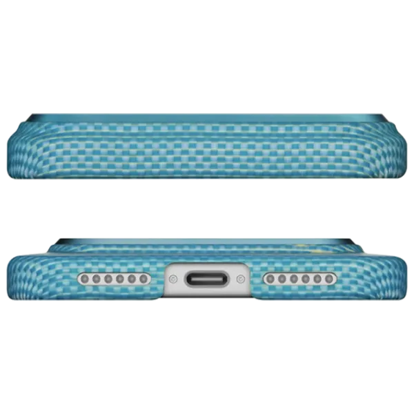 Husă pentru smartphone Apple iPhone 17 Pro Pitaka / MagSafe Back / PC / Blue photo 4