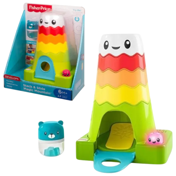 Joc educativ Fisher Price Pyramid The Magic Mountain FWW08 1+ / Multicolor photo 4