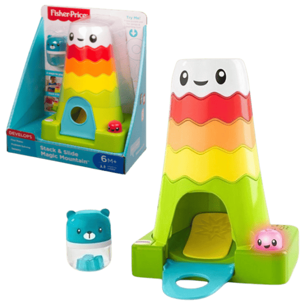Joc educativ Fisher Price Pyramid The Magic Mountain FWW08 1+ / Multicolor photo 4