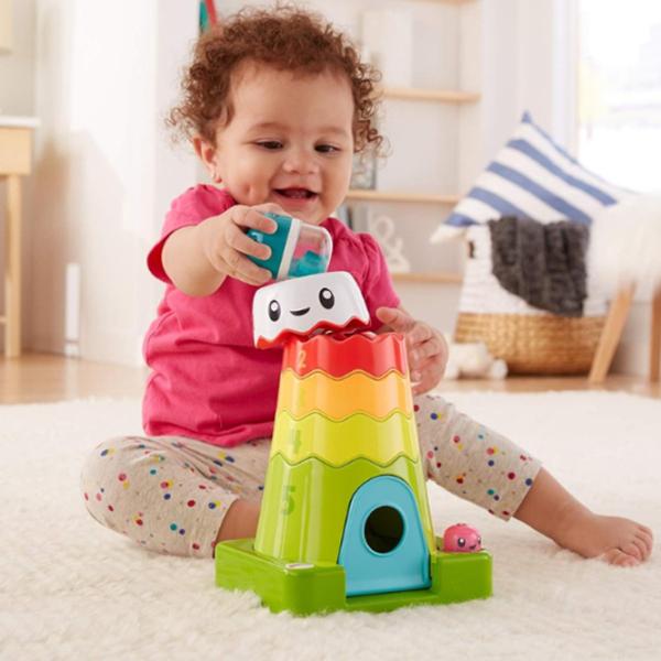 Joc educativ Fisher Price Pyramid The Magic Mountain FWW08 1+ / Multicolor photo 5