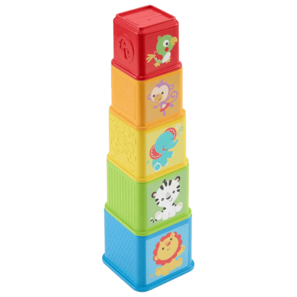 Развивающий набор Fisher Price Pyramid Animal Cubes CDC52  1+ / Разноцветный photo 3
