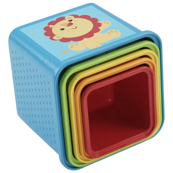 Развивающий набор Fisher Price Pyramid Animal Cubes CDC52  1+ / Разноцветный photo 5