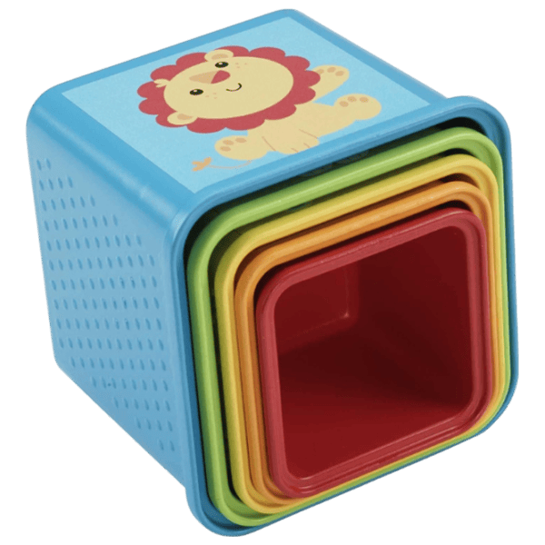 Развивающий набор Fisher Price Pyramid Animal Cubes CDC52  1+ / Разноцветный photo 5