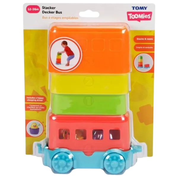 Развивающий набор Tomy Double-Decker Bus T73220 1+ / Разноцветный photo 3