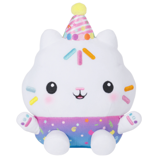 Мягкая игрушка Spin Master Gabby's Dollhouse Sprinkle Party Cakey Cat 6071152 3+ / Белый photo 1