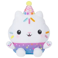 Мягкая игрушка Spin Master Gabby's Dollhouse Sprinkle Party Cakey Cat 6071152 3+ / Белый
