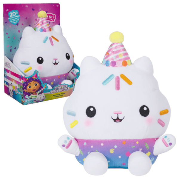 Мягкая игрушка Spin Master Gabby's Dollhouse Sprinkle Party Cakey Cat 6071152 3+ / Белый photo 3