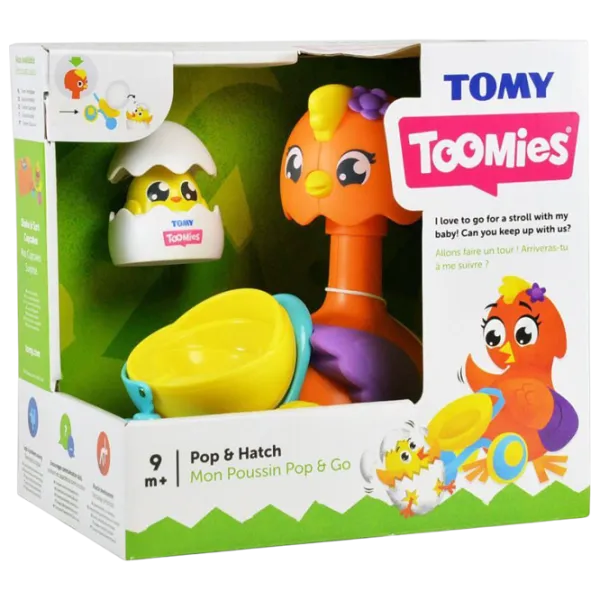 Jucărie interactivă Tomy Egg Catch Game T72723  / Orange photo 2