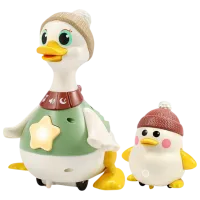 Интерактивная игрушка Hola Toys Waddling Duck Family HE998701 1+ / Бежевый