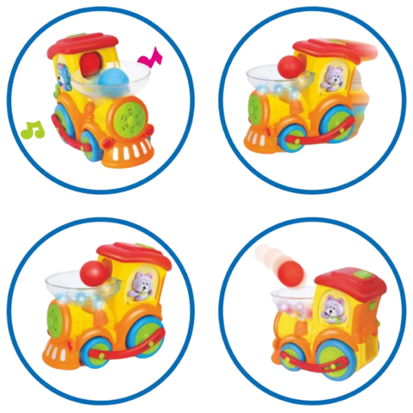 Интерактивная игрушка Hola Toys Drop 'n Go Train 958 3+ / Оранжевый photo 2