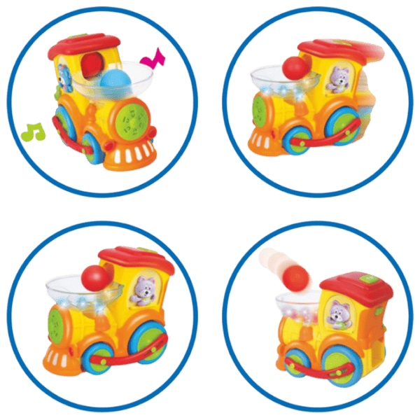 Интерактивная игрушка Hola Toys Drop 'n Go Train 958 3+ / Оранжевый photo 2