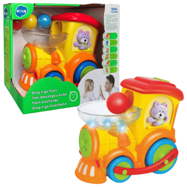 Интерактивная игрушка Hola Toys Drop 'n Go Train 958 3+ / Оранжевый photo 3
