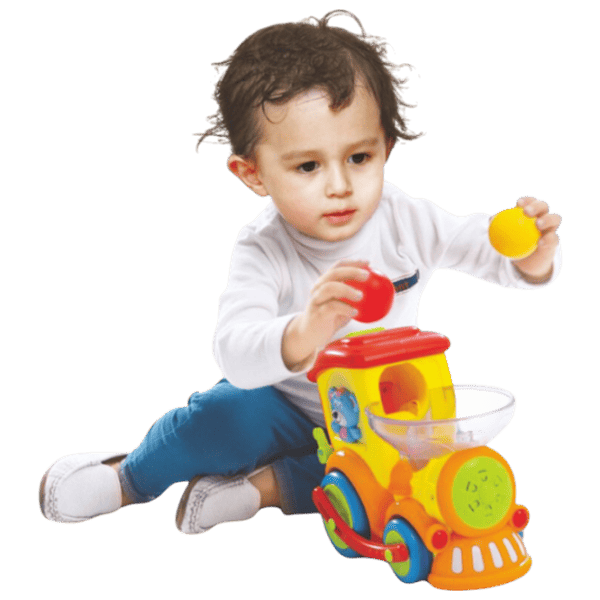 Интерактивная игрушка Hola Toys Drop 'n Go Train 958 3+ / Оранжевый photo 4