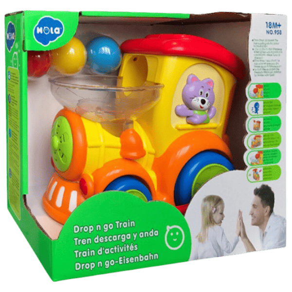 Интерактивная игрушка Hola Toys Drop 'n Go Train 958 3+ / Оранжевый photo 5