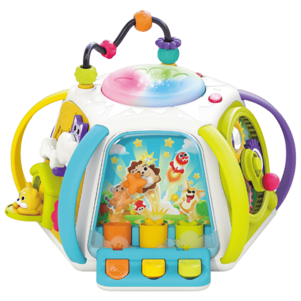 Joc educativ Hola Toys Early Learning Activity Cube HE8971 1+ / Blue photo 1