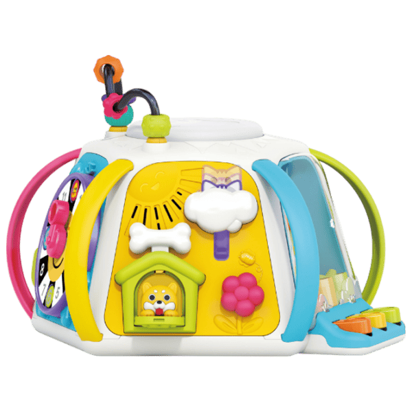 Joc educativ Hola Toys Early Learning Activity Cube HE8971 1+ / Blue photo 2