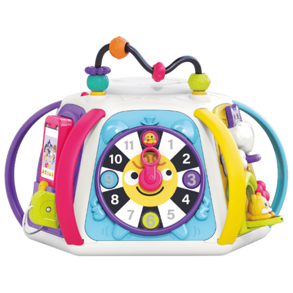 Joc educativ Hola Toys Early Learning Activity Cube HE8971 1+ / Blue photo 3