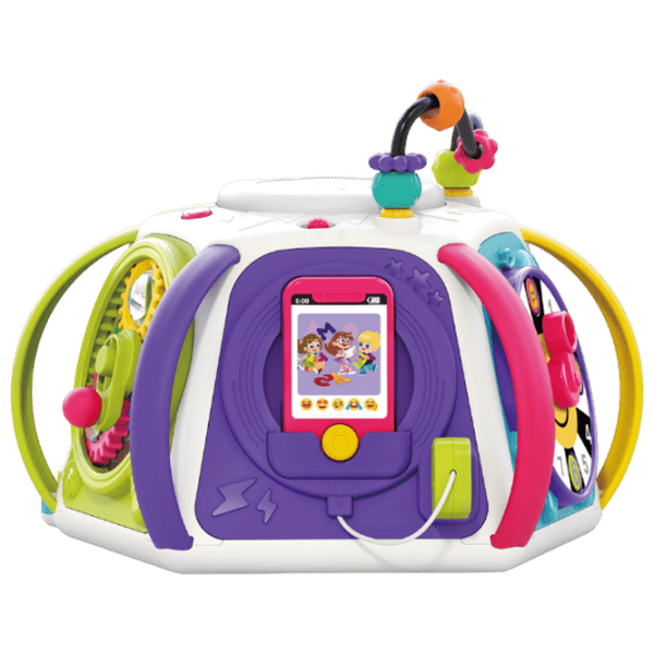 Joc educativ Hola Toys Early Learning Activity Cube HE8971 1+ / Blue photo 4