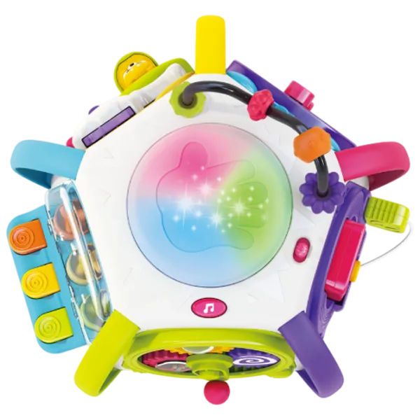 Joc educativ Hola Toys Early Learning Activity Cube HE8971 1+ / Blue photo 5