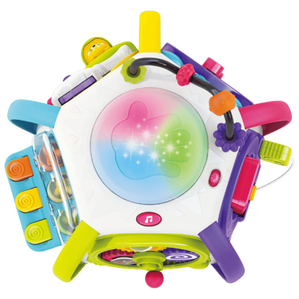 Joc educativ Hola Toys Early Learning Activity Cube HE8971 1+ / Blue photo 5