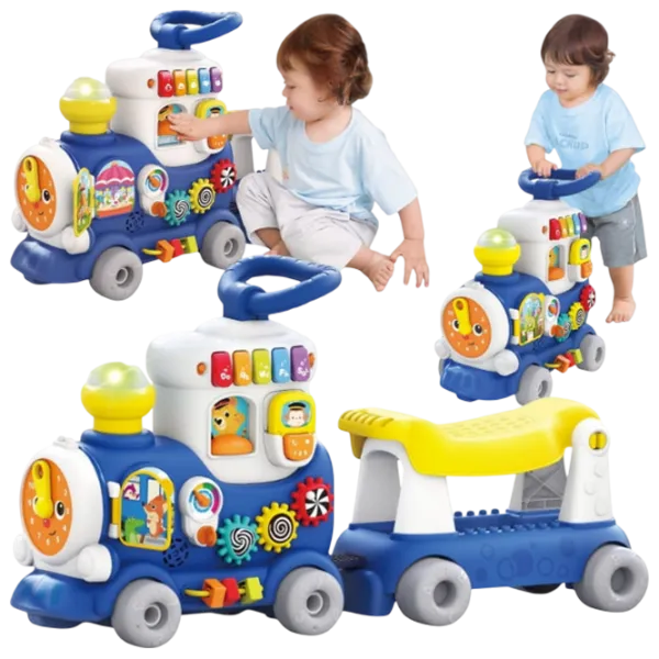 Развивающий набор Hola Toys 4 in 1 Train HE8990B  1+ / Разноцветный photo 2
