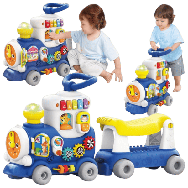 Развивающий набор Hola Toys 4 in 1 Train HE8990B  1+ / Разноцветный photo 2