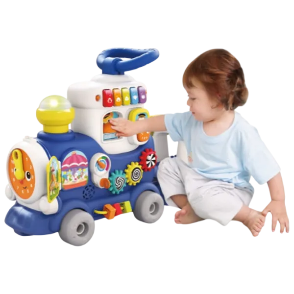 Развивающий набор Hola Toys 4 in 1 Train HE8990B  1+ / Разноцветный photo 3