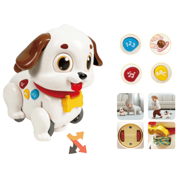 Интерактивная игрушка Hola Toys Puppy HE9977 1+ / Белый photo 2