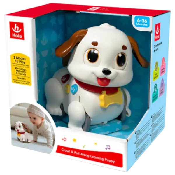 Интерактивная игрушка Hola Toys Puppy HE9977 1+ / Белый photo 5