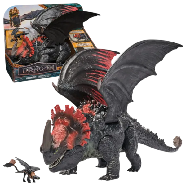 Figurine Spin Master World of Berk Red Death Chomping Rampage 4+ / Black photo 1