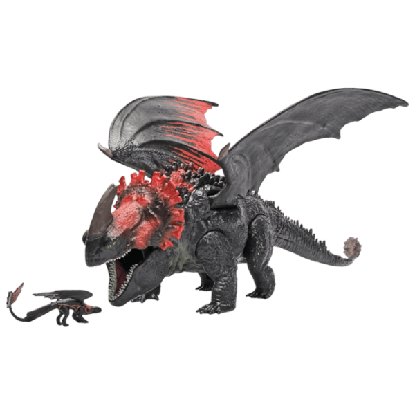 Figurine Spin Master World of Berk Red Death Chomping Rampage 4+ / Black photo 2