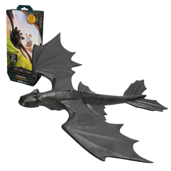 Figurină Spin Master DreamWorks Dragons Soaring Toothless Dragon Glider 4+ / Black photo 1