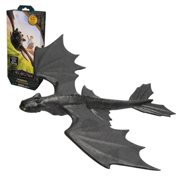 Figurină Spin Master DreamWorks Dragons Soaring Toothless Dragon Glider 4+ / Black photo 1