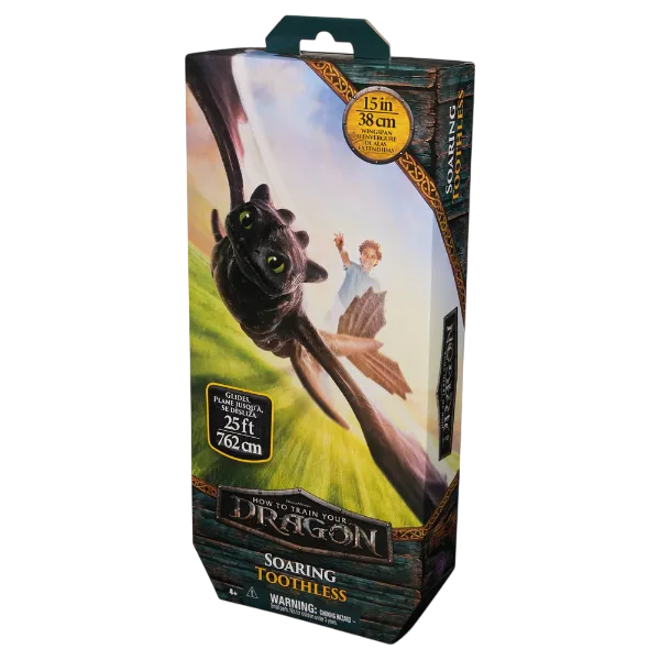 Figurină Spin Master DreamWorks Dragons Soaring Toothless Dragon Glider 4+ / Black photo 6