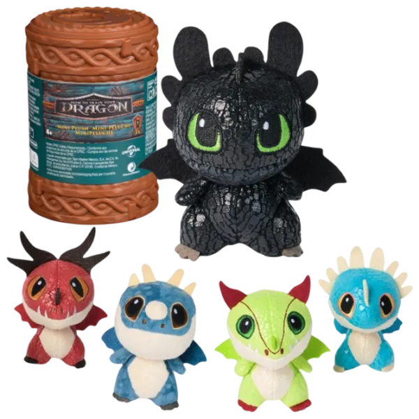 Figurină Spin Master DreamWorks Dragons Mini Plush Dragon Surprise 4+ / Brown photo 1