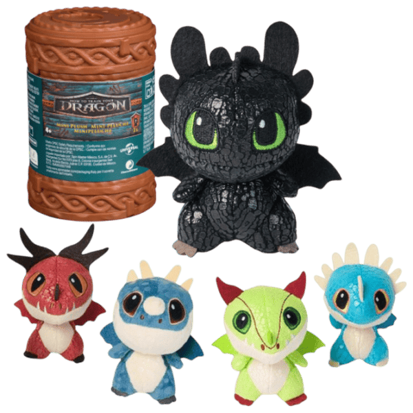 Figurină Spin Master DreamWorks Dragons Mini Plush Dragon Surprise 4+ / Brown photo 1