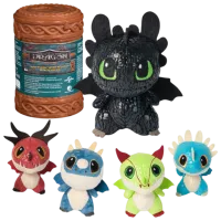 Figurină Spin Master DreamWorks Dragons Mini Plush Dragon Surprise 4+ / Brown