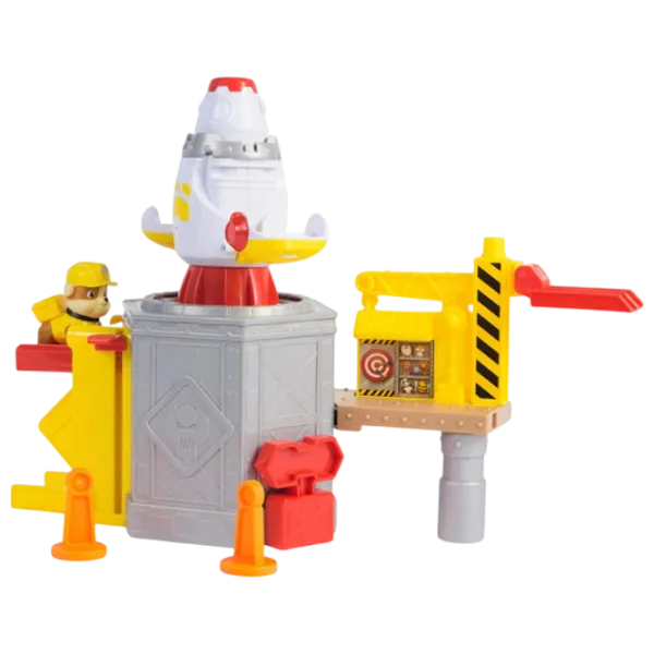 Figurine Spin Master Rubble & Crew Launch 'N' Spin Spaceship Playset 3+ / Orange photo 3