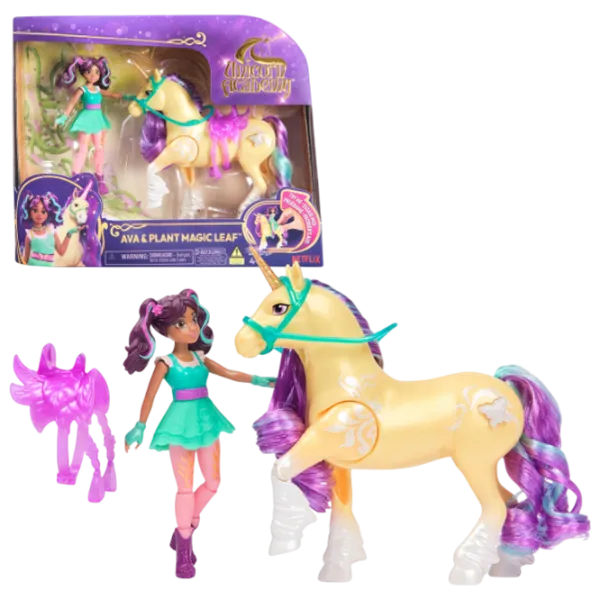 Фигурки Spin Master Unicorn Academy Ava and Magical Leaf 4+ / Зеленый photo 1