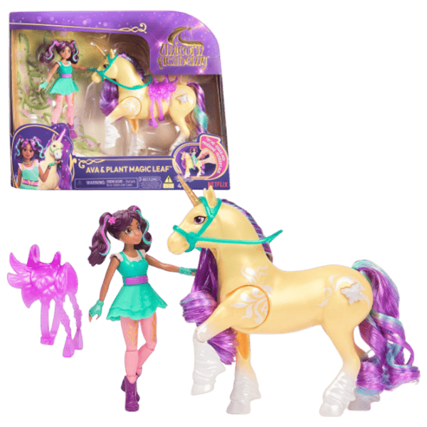 Фигурки Spin Master Unicorn Academy Ava and Magical Leaf 4+ / Зеленый photo 1