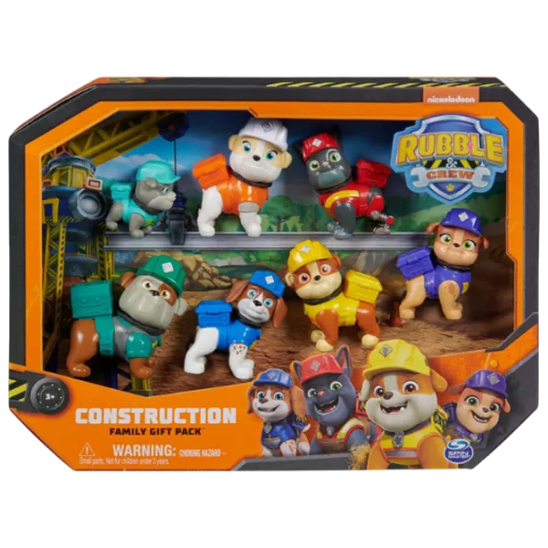 Фигурки Spin Master Rubble & Crew Mini Figure Gift Pack 3+ / Оранжевый photo 5
