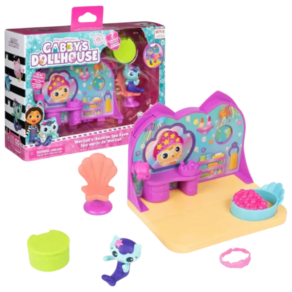 Figurine Spin Master Gabby's Dollhouse MerCat's Seaside Spa Room 3+ / Pink photo 1